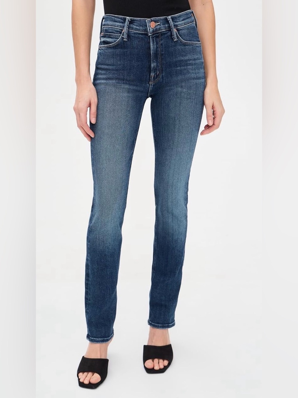 NWOT- MOTHER The Mid Rise Dazzler Skimp in One Last Shot Sz 26
